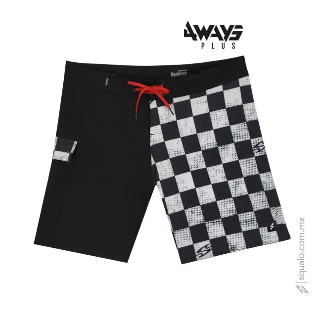 Traje de baño Boardshort Punkie I Multicolor Negro