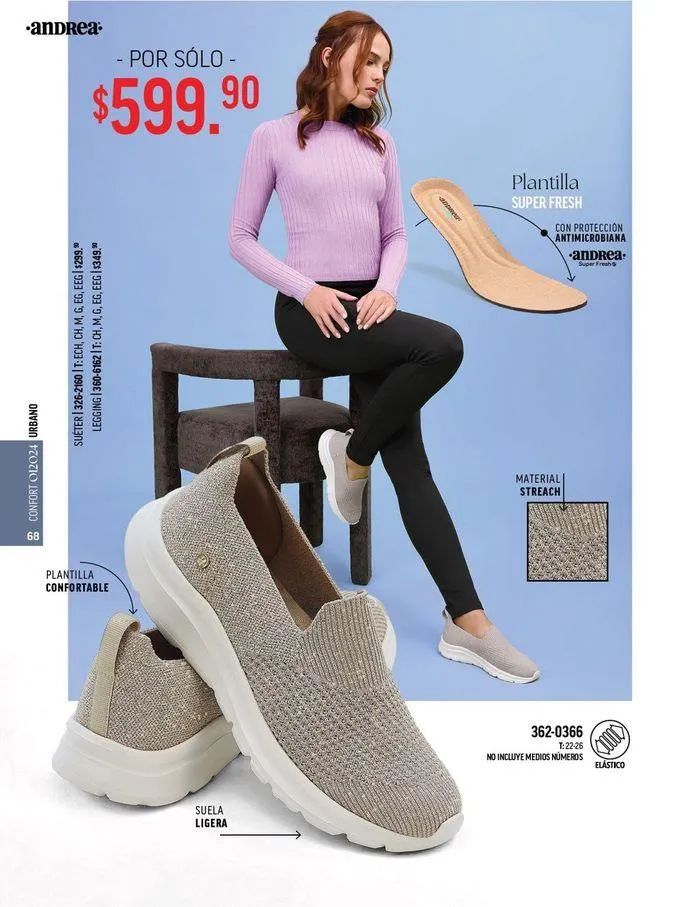 Catálogo de ANDREA - CALZADO CONFORT 26 de agosto al 25 de enero 2025 - Pagina 66