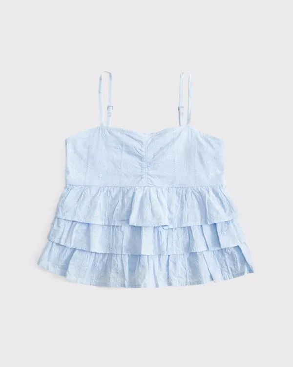 ruffle babydoll top