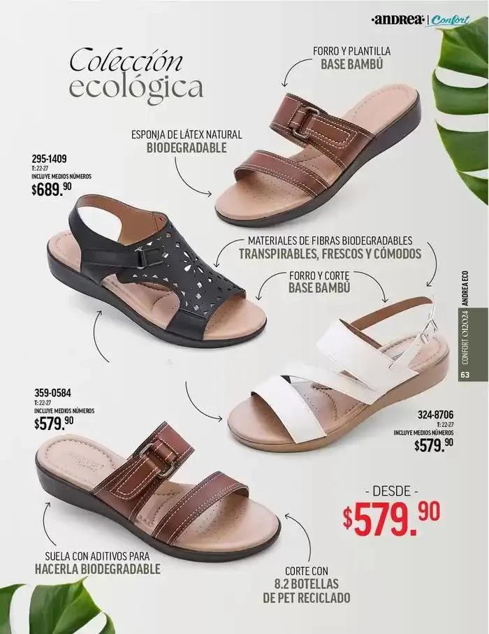Catálogo de ANDREA - CALZADO CONFORT 26 de agosto al 25 de enero 2025 - Pagina 61