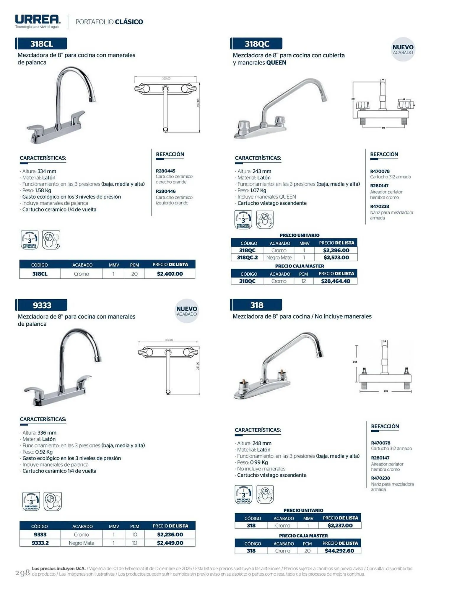 Catálogo de Catálogo Urrea 28 de febrero al 28 de febrero 2026 - Pagina 304
