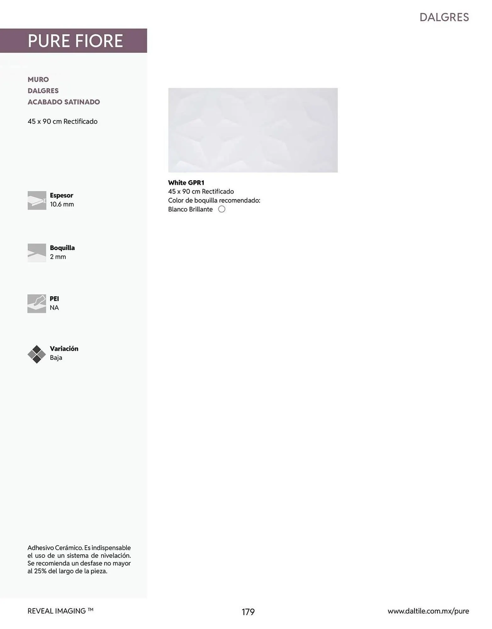 Catálogo de Catálogo Daltile 13 de enero al 31 de diciembre 2026 - Pagina 179