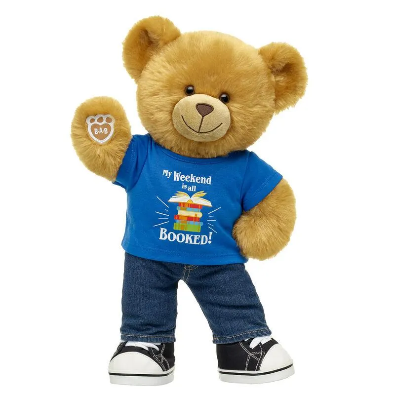Read Teddy Bear "My Weekend Is All Booked" Gift Set