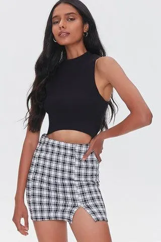 FALDA CUADROS AJUSTABLE