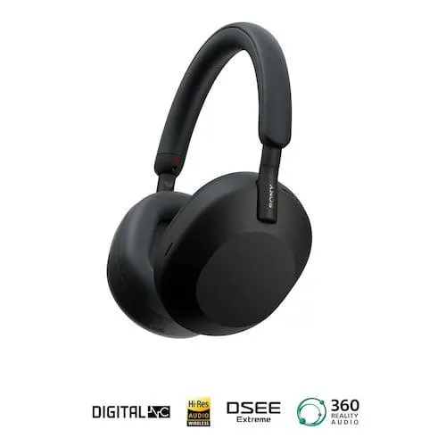 Audífonos Sony WH-1000XM5 on ear negros
