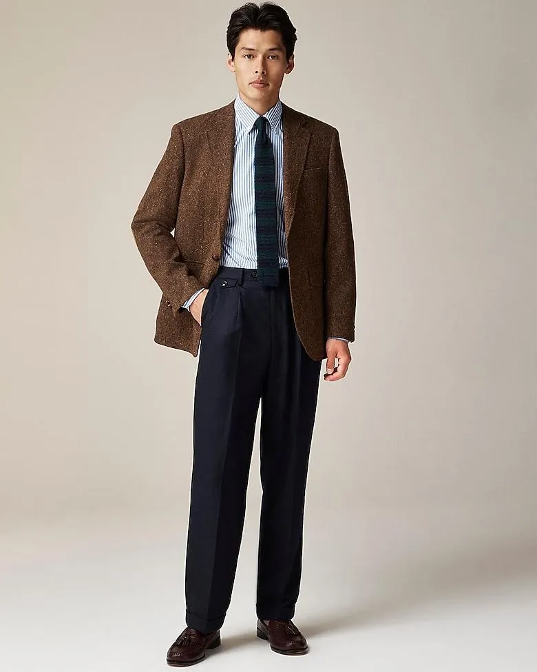 Limited-edition Crosby Classic-fit blazer in handwoven Irish Donegal wool