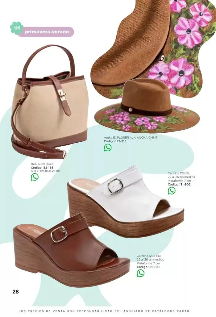 Catálogo de Pakar Sandalia 31 de enero al 31 de mayo 2025 - Pagina 28