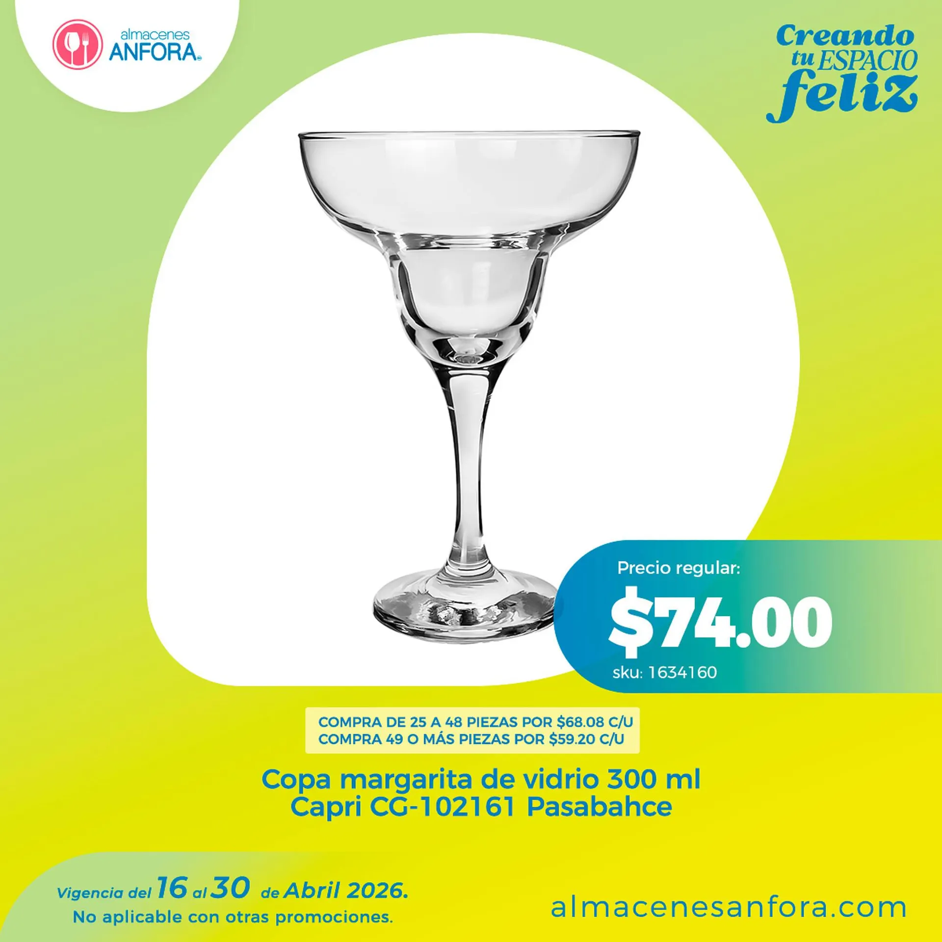 Catálogo de Catálogo Almacenes Anfora 24 de abril al 30 de abril 2026 - Pagina 1