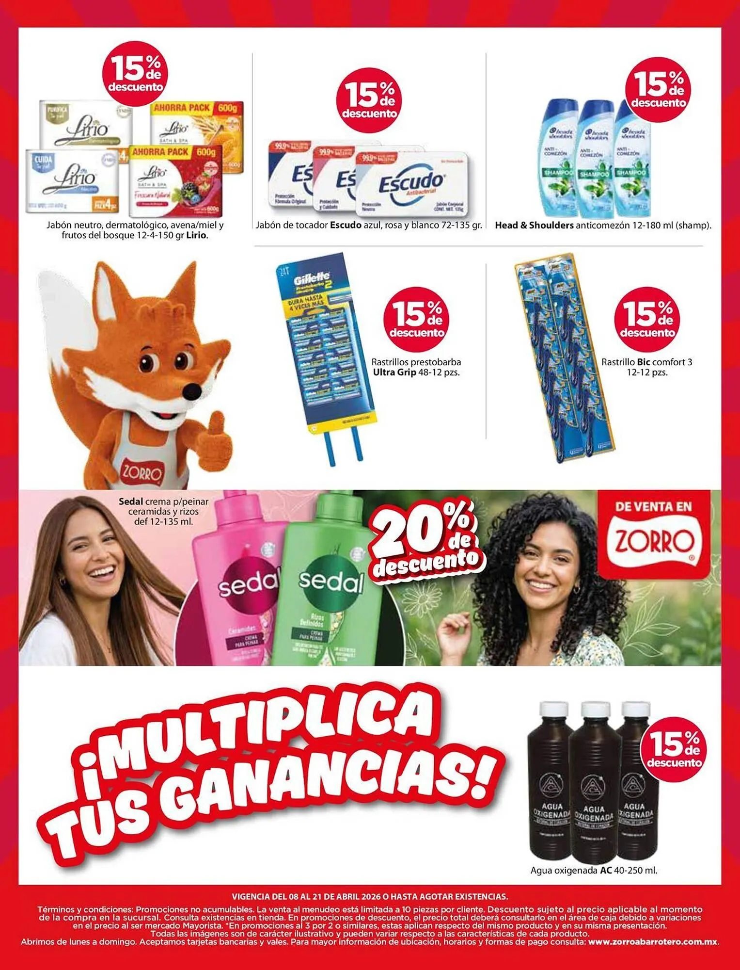 Catálogo de Catálogo Zorro 8 de abril al 21 de abril 2026 - Pagina 12
