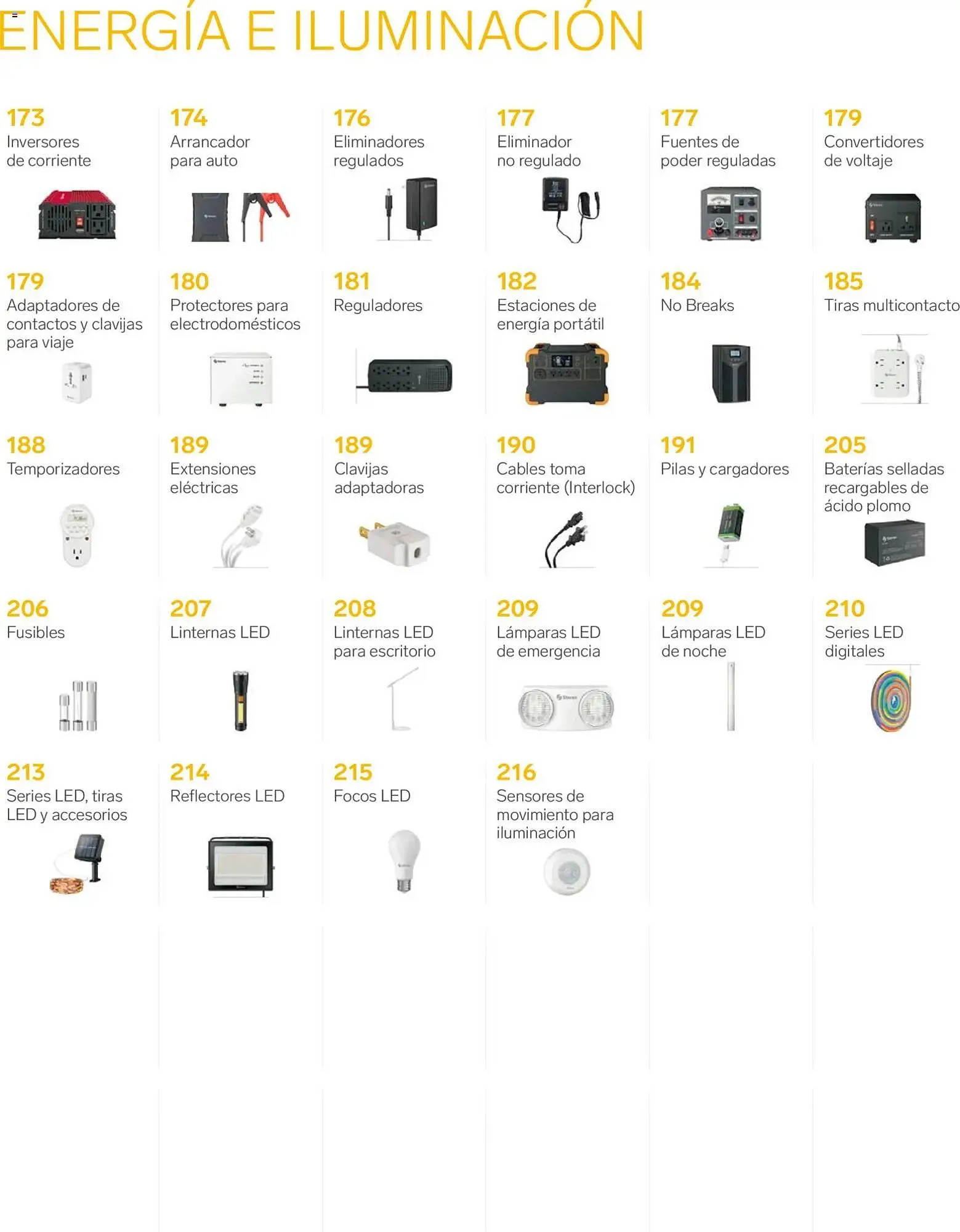 Catálogo de Catálogo Steren 1 de enero al 1 de enero 2027 - Pagina 184