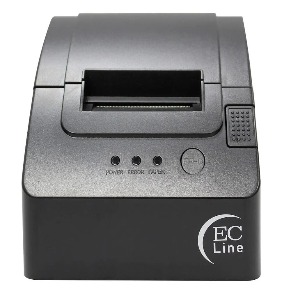 Mini Printer Térmica EC LINE / EC-PM-58110-USB / 58MM / Corte Manual / USB