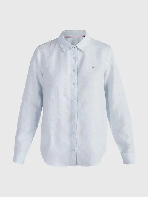 Camisa con acabado jaspeado de mujer Tommy Hilfiger