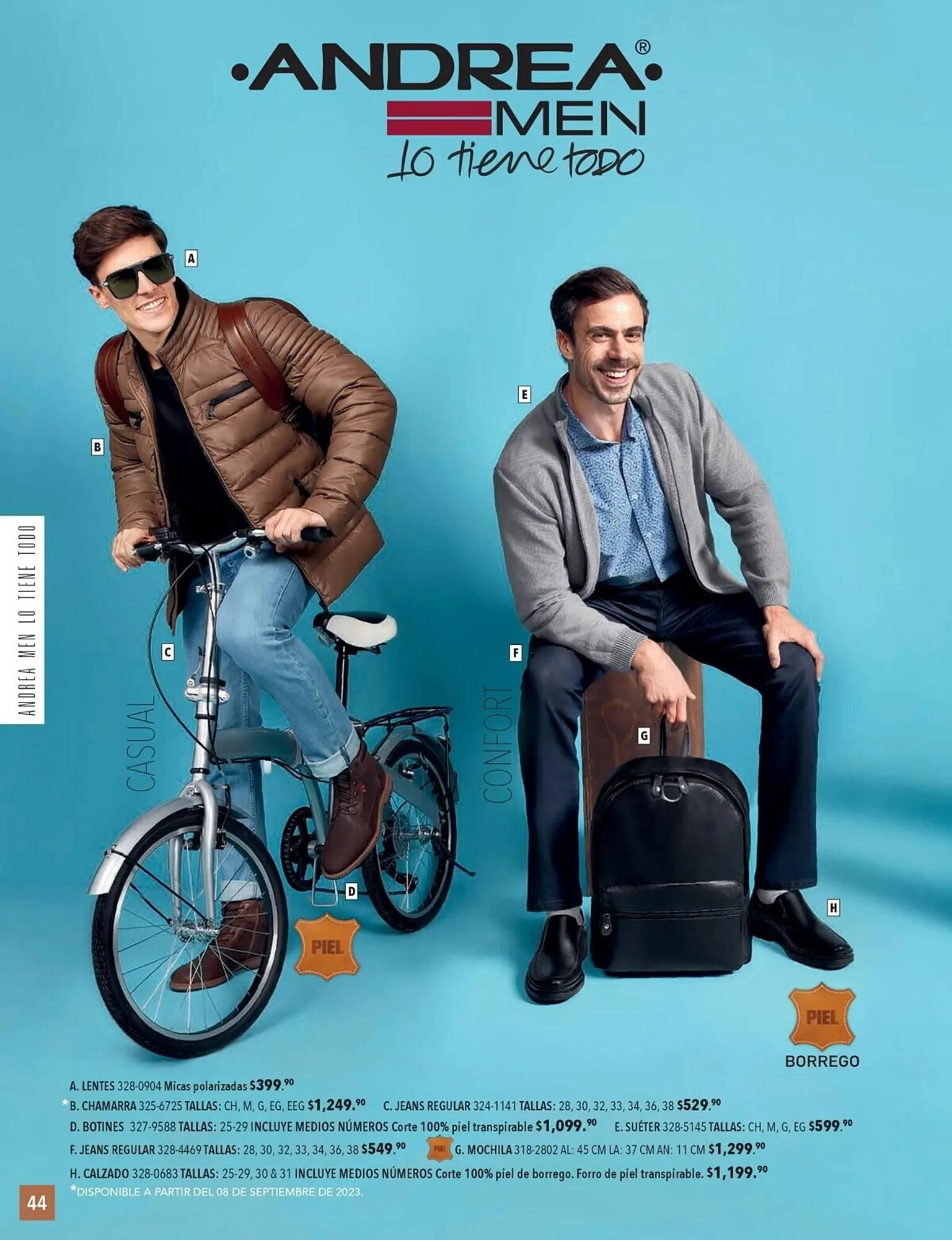 Catálogo de Catálogo Andrea 4 de septiembre al 27 de enero 2024 - Pagina 44