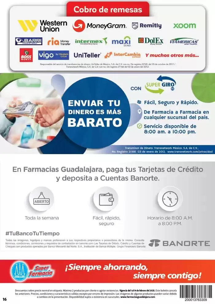 Catálogo de Ofertas principales para ahorradores 3 de febrero al 14 de febrero 2025 - Pagina 16