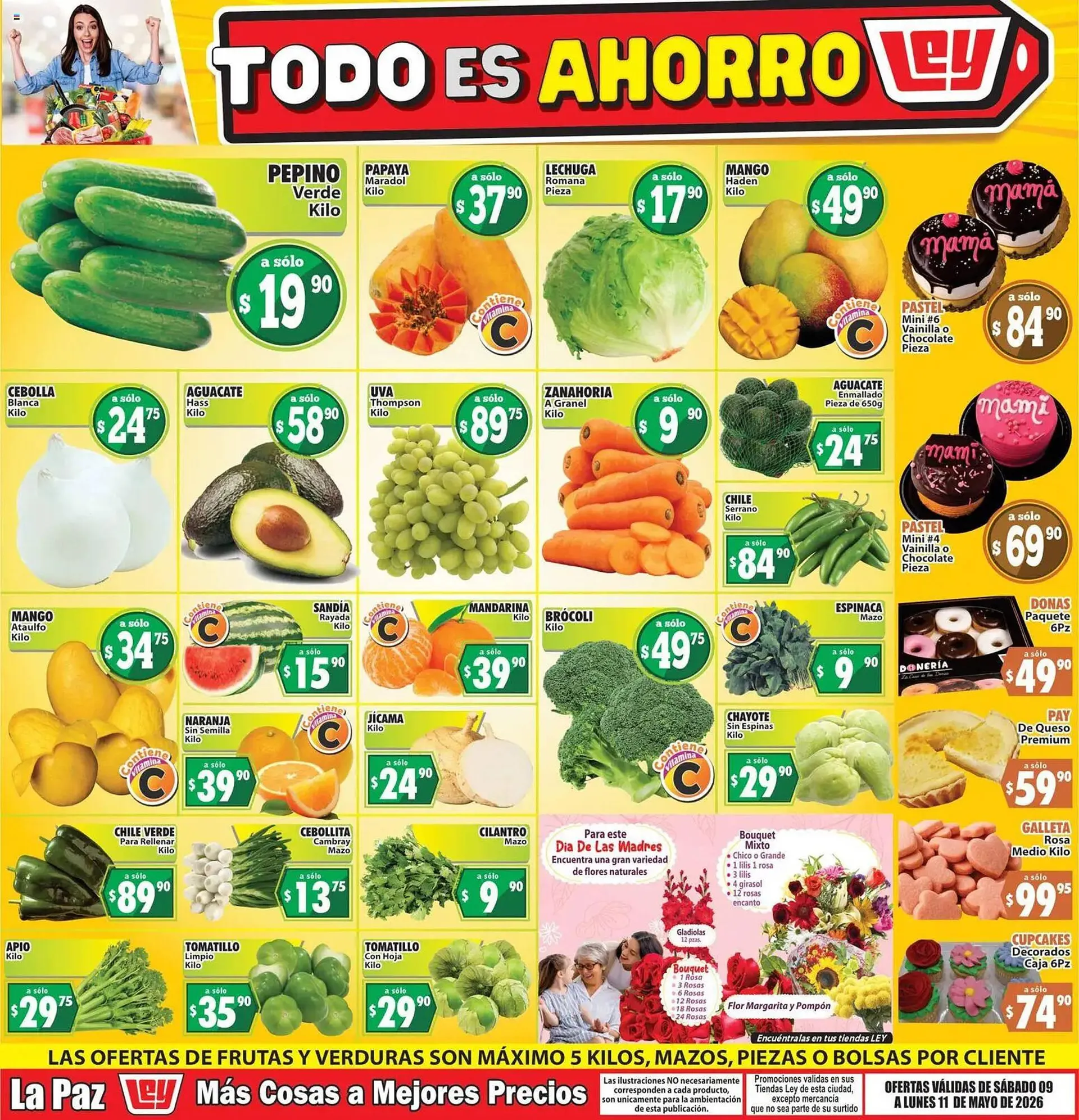 Catálogo de Folleto Casa Ley 9 de mayo al 11 de mayo 2026 - Pagina 1