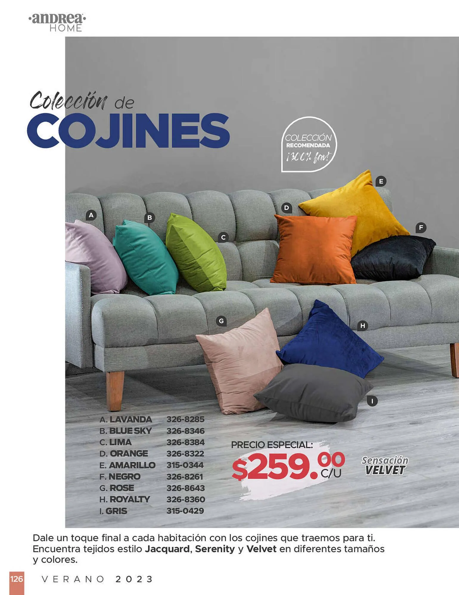 Catálogo de Catálogo Andrea 29 de mayo al 14 de agosto 2023 - Pagina 126