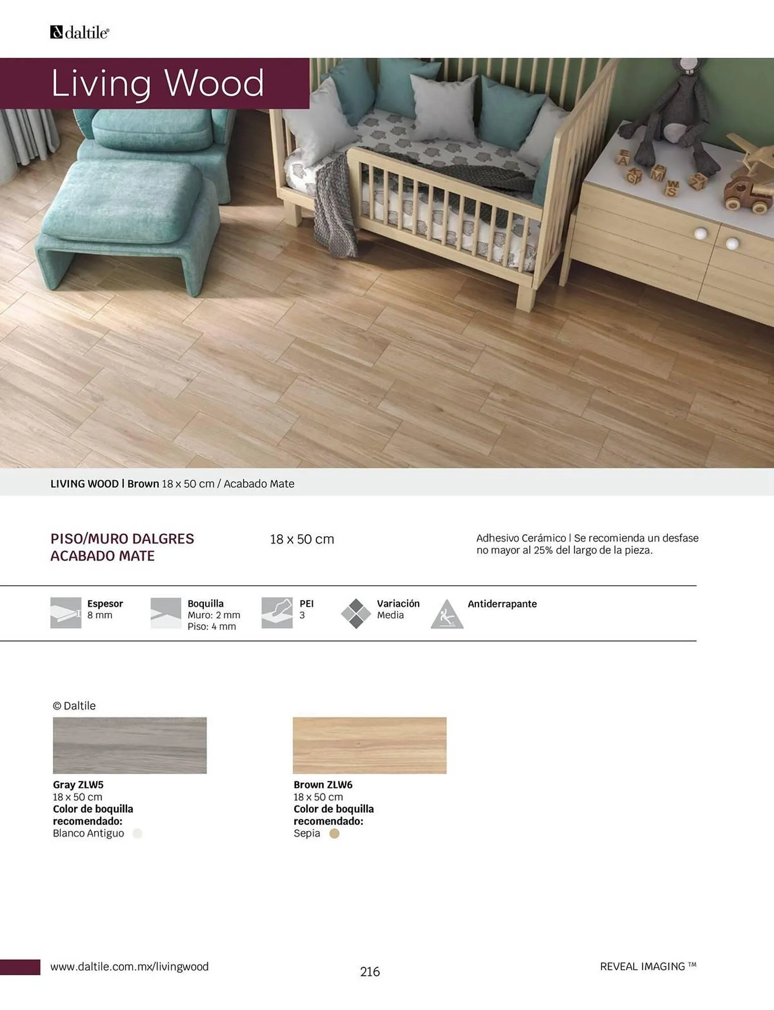 Catálogo de Catálogo Daltile 1 de enero al 31 de diciembre 2024 - Pagina 216