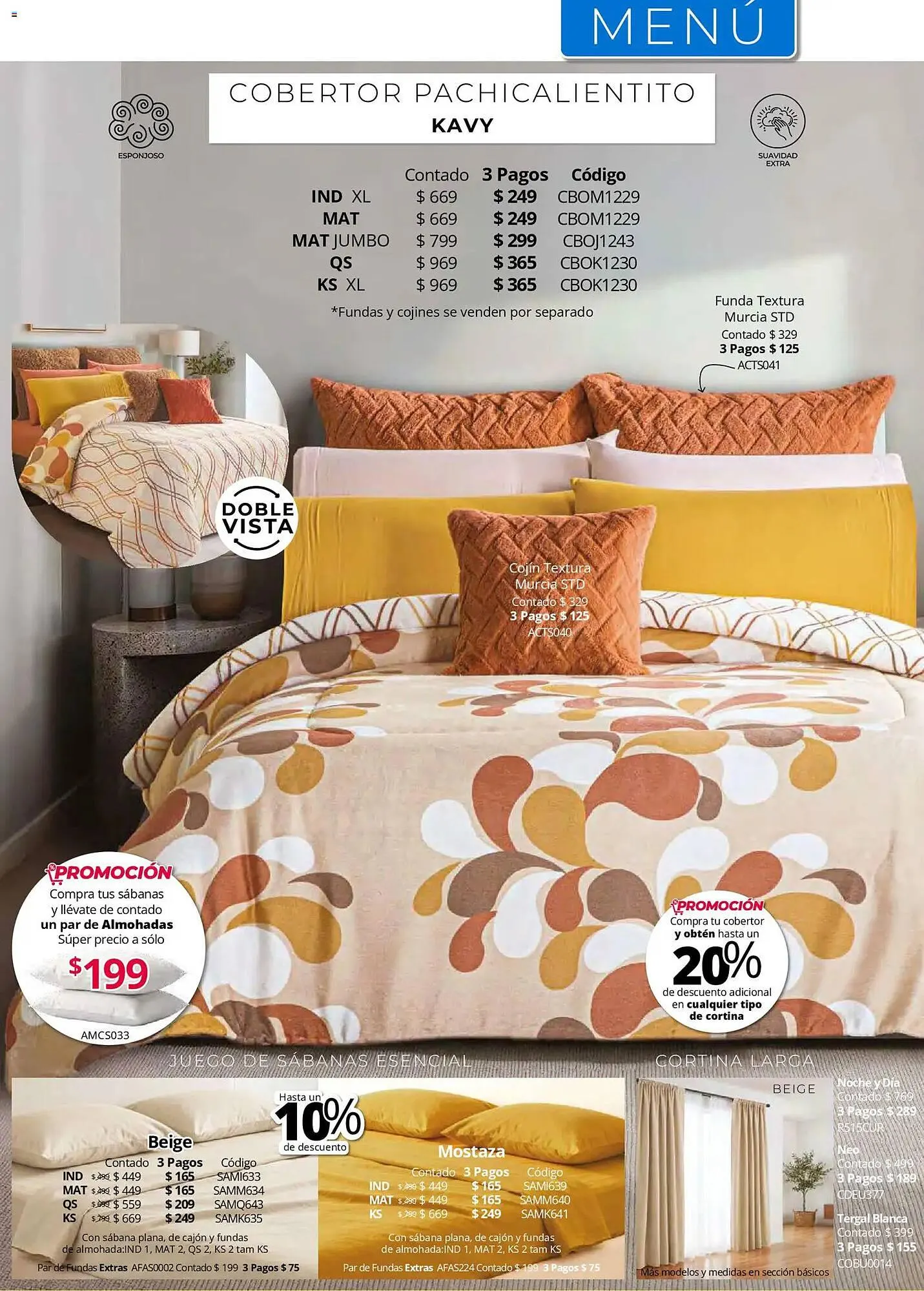 Catálogo de Catálogo Colchas Concord 1 de mayo al 1 de agosto 2026 - Pagina 274