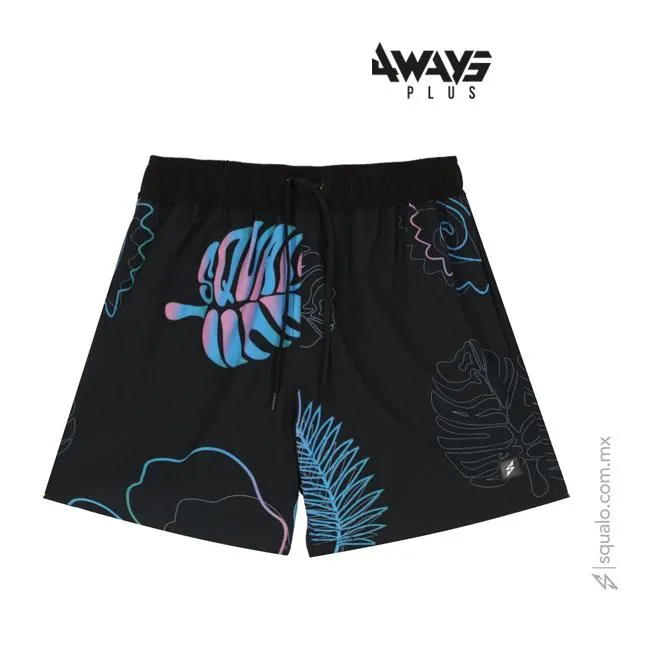 Traje de Baño Volley Grad II Multicolor Negro