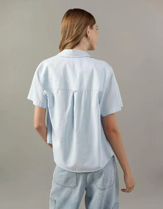 AE Camisa abotonada mangas cortas