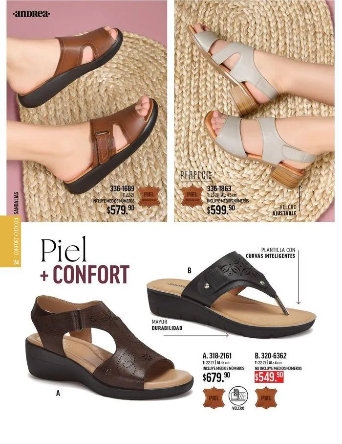 Catálogo de ANDREA - CALZADO CONFORT 26 de agosto al 25 de enero 2025 - Pagina 73