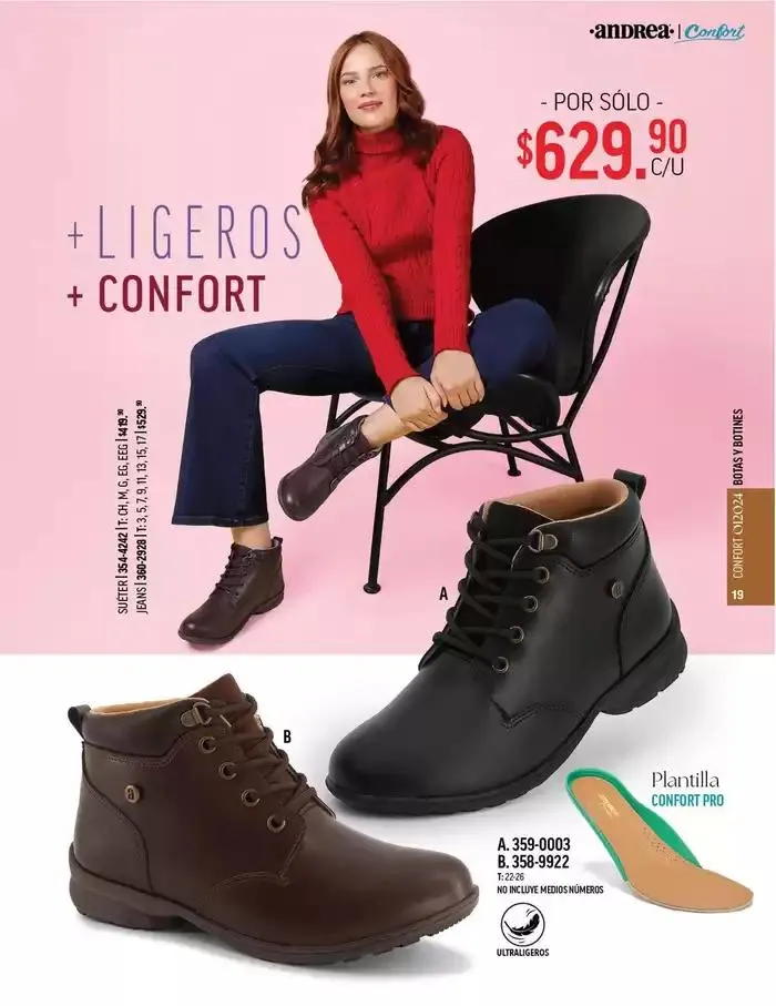 Catálogo de ANDREA - CALZADO CONFORT 26 de agosto al 25 de enero 2025 - Pagina 12