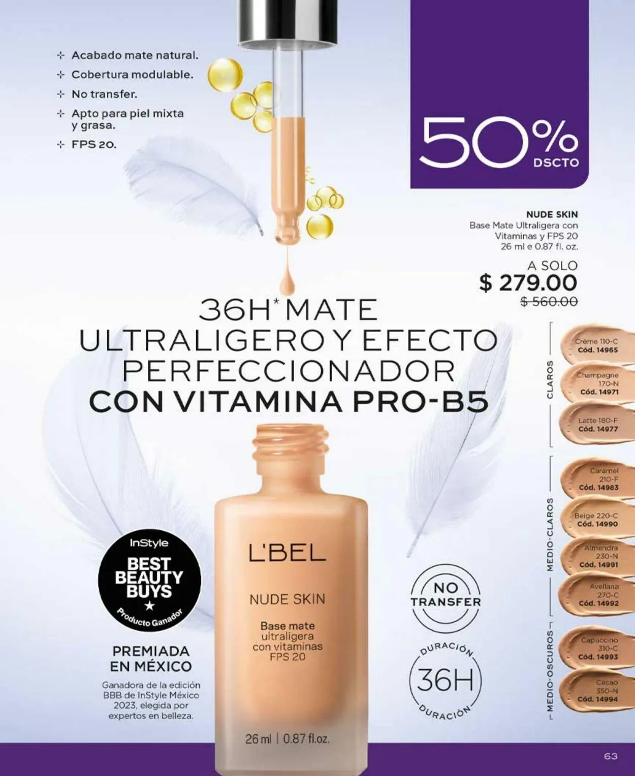 Catálogo de L'BEL 3 de abril al 30 de abril 2024 - Pagina 63