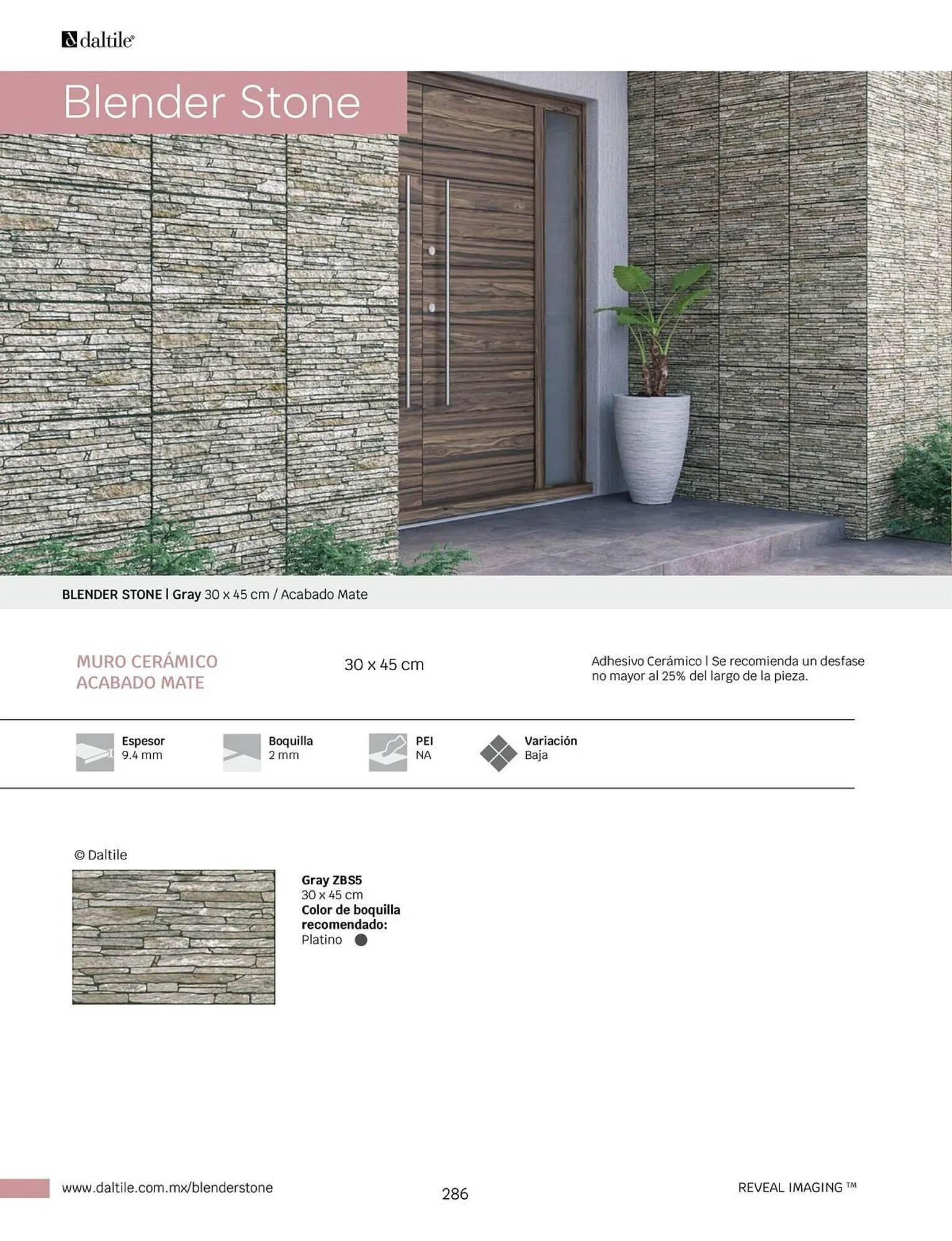 Catálogo de Catálogo Daltile 1 de enero al 31 de diciembre 2024 - Pagina 286