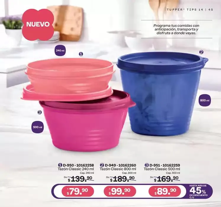 Catálogo de Tupper Tips 14 15 de octubre al 10 de noviembre 2024 - Pagina 45