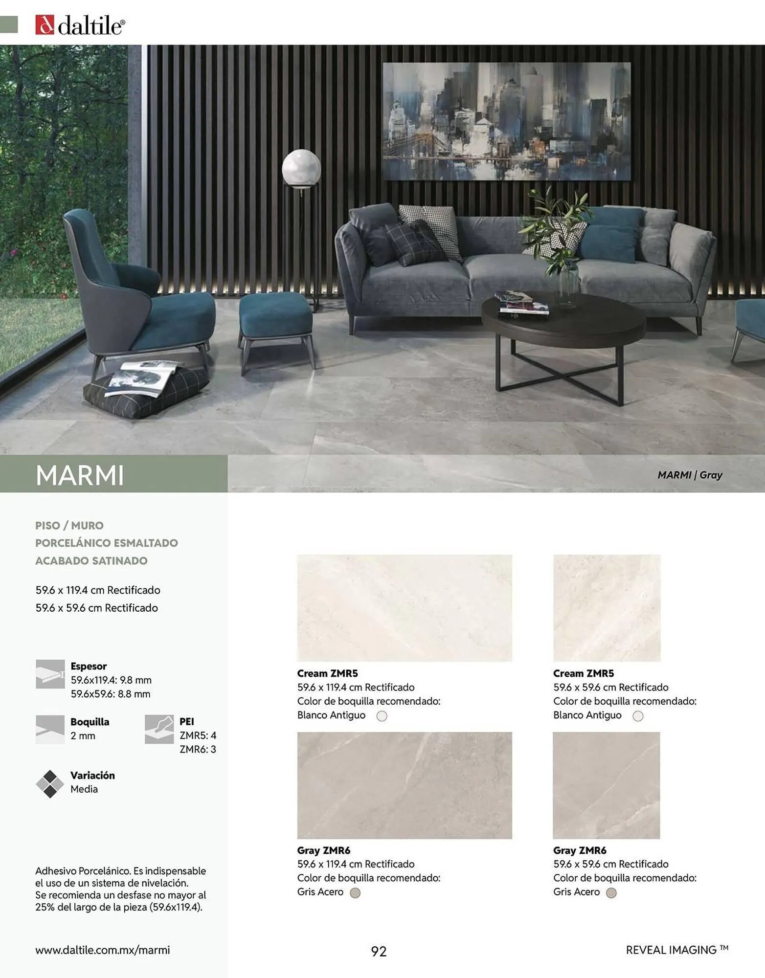 Catálogo de Catálogo Daltile 13 de enero al 31 de diciembre 2026 - Pagina 92