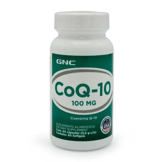 Coenzima Q-10 100 mg GNC 60 Cápsulas