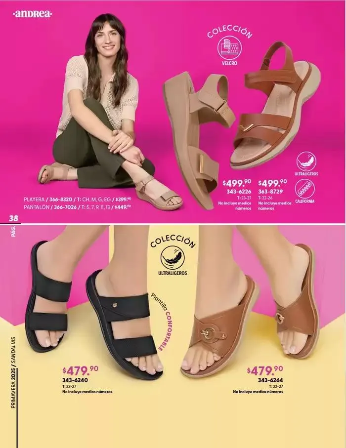 Catálogo de ANDREA | CALZADO CONFORT 26 de enero al 24 de mayo 2025 - Pagina 38