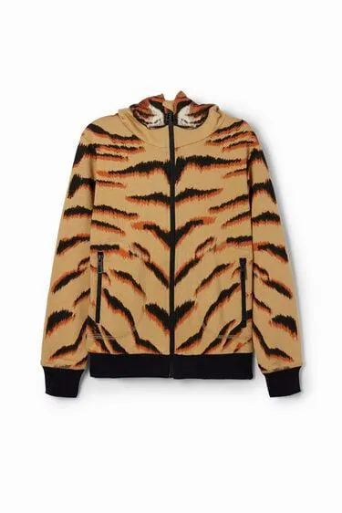 Sudadera capucha tigre