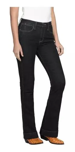 Pantalon Jeans Vaquero Cintura Alta Wrangler Mujer W05