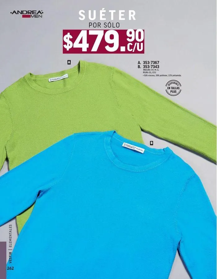 Catálogo de ANDREA - VESTIR CABALLERO 26 de agosto al 25 de enero 2025 - Pagina 79