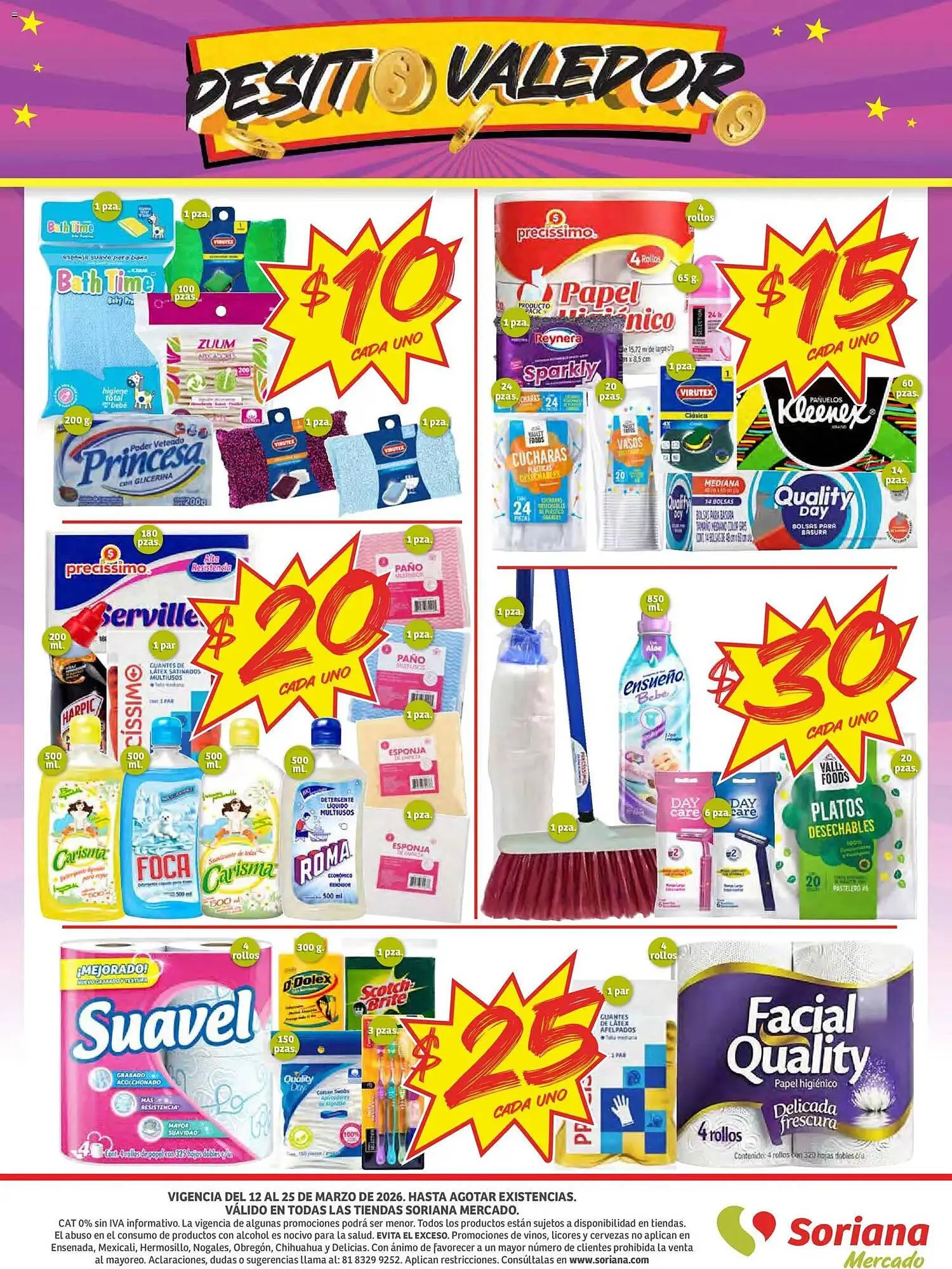 Catálogo de Folleto Soriana Mercado 12 de marzo al 25 de marzo 2026 - Pagina 8