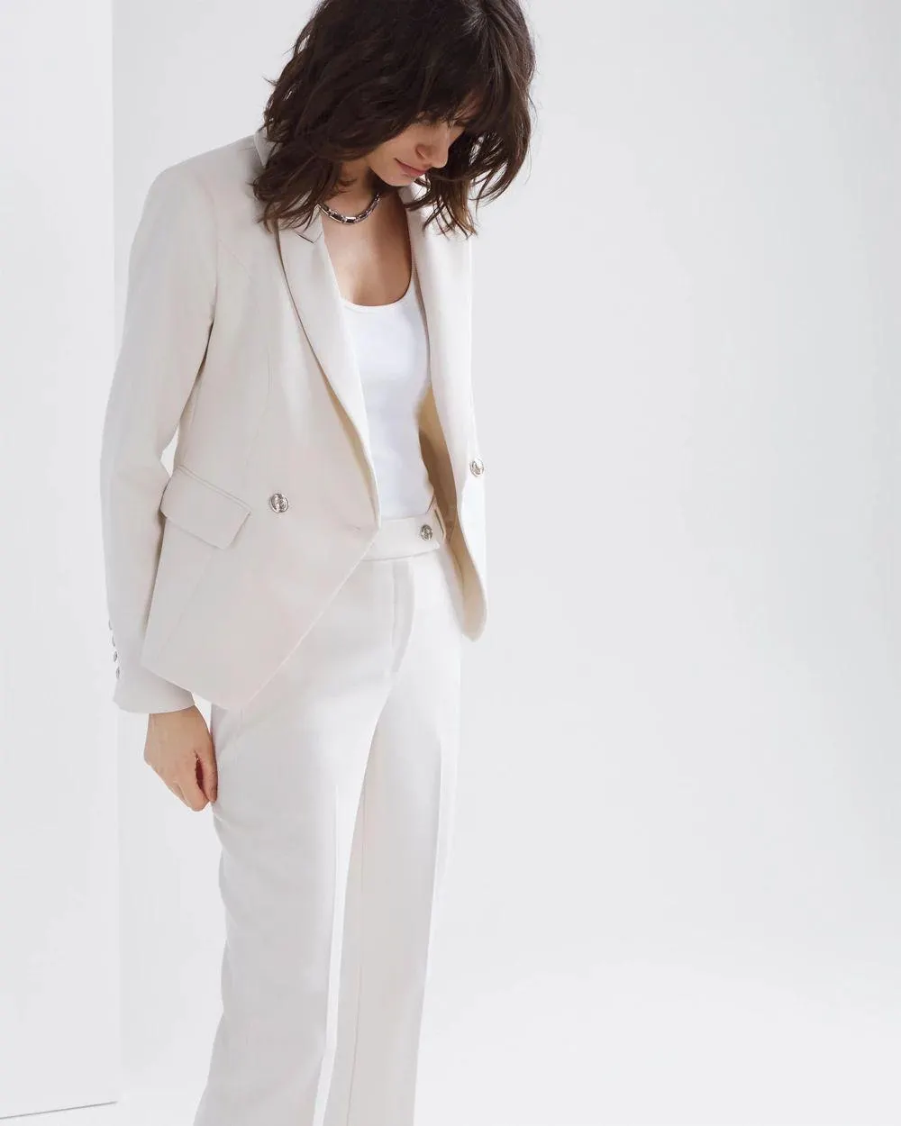 WHBM ® Cropped Studio Blazer