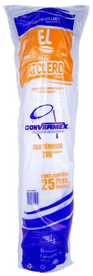 Vaso Termico No. 10 Convermex C/25