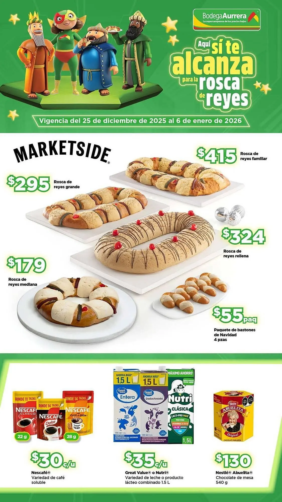 Catálogo de Folleto Bodega Aurrerá 27 de diciembre al 6 de enero 2026 - Pagina 1