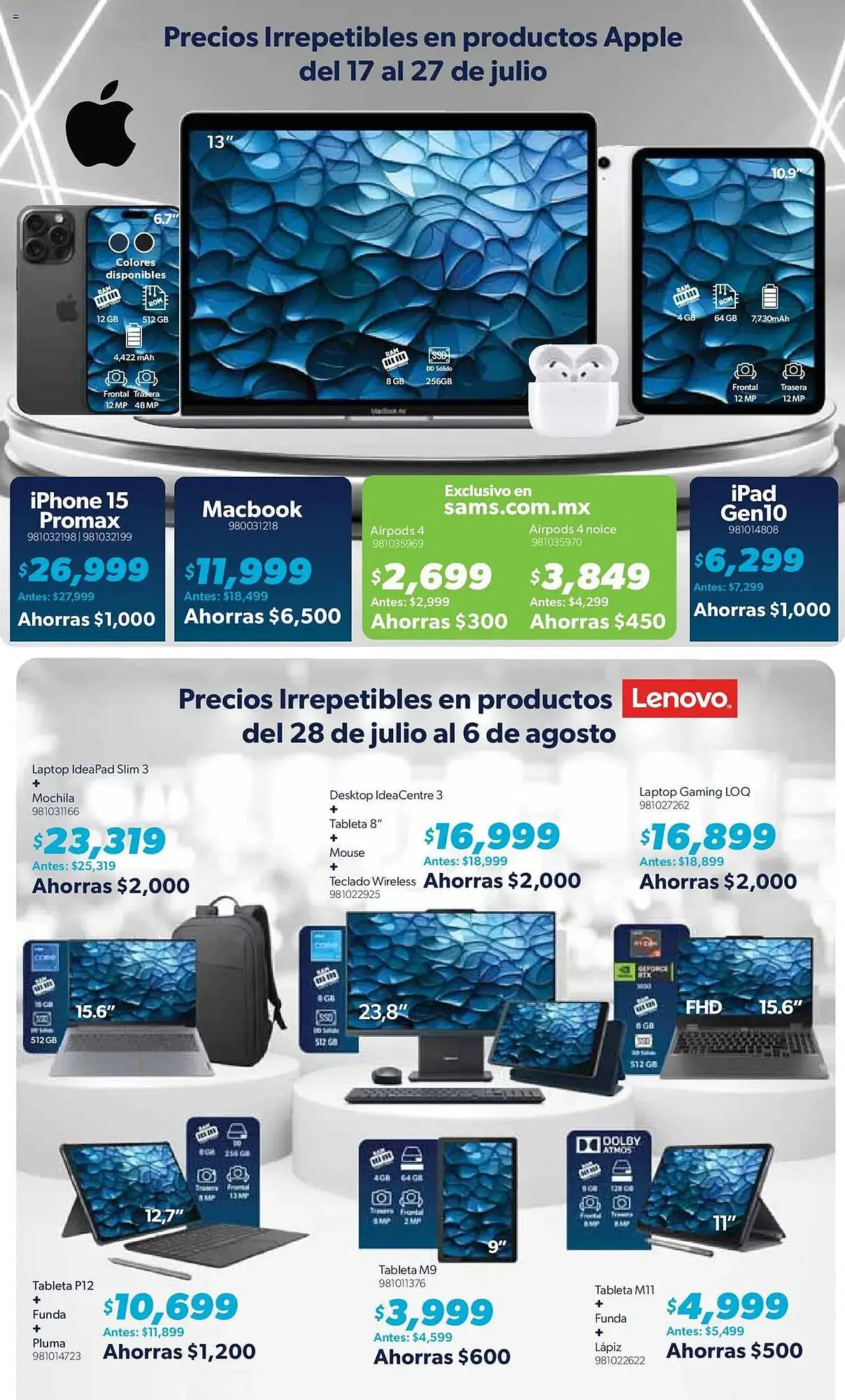 Catálogo de Catálogo Sam's Club 8 de julio al 7 de agosto 2025 - Pagina 29