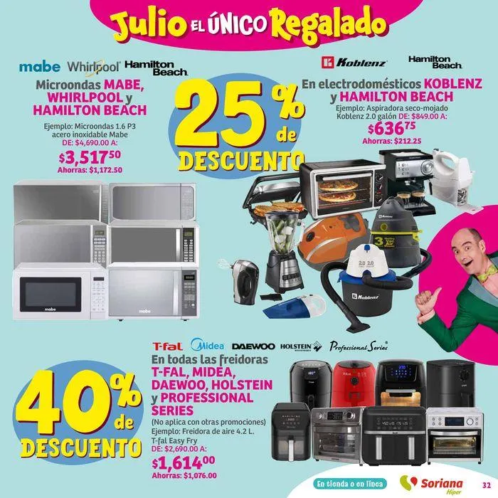 Catálogo de Folleto Julio Regalado Híper 20 de junio al 26 de junio 2024 - Pagina 32
