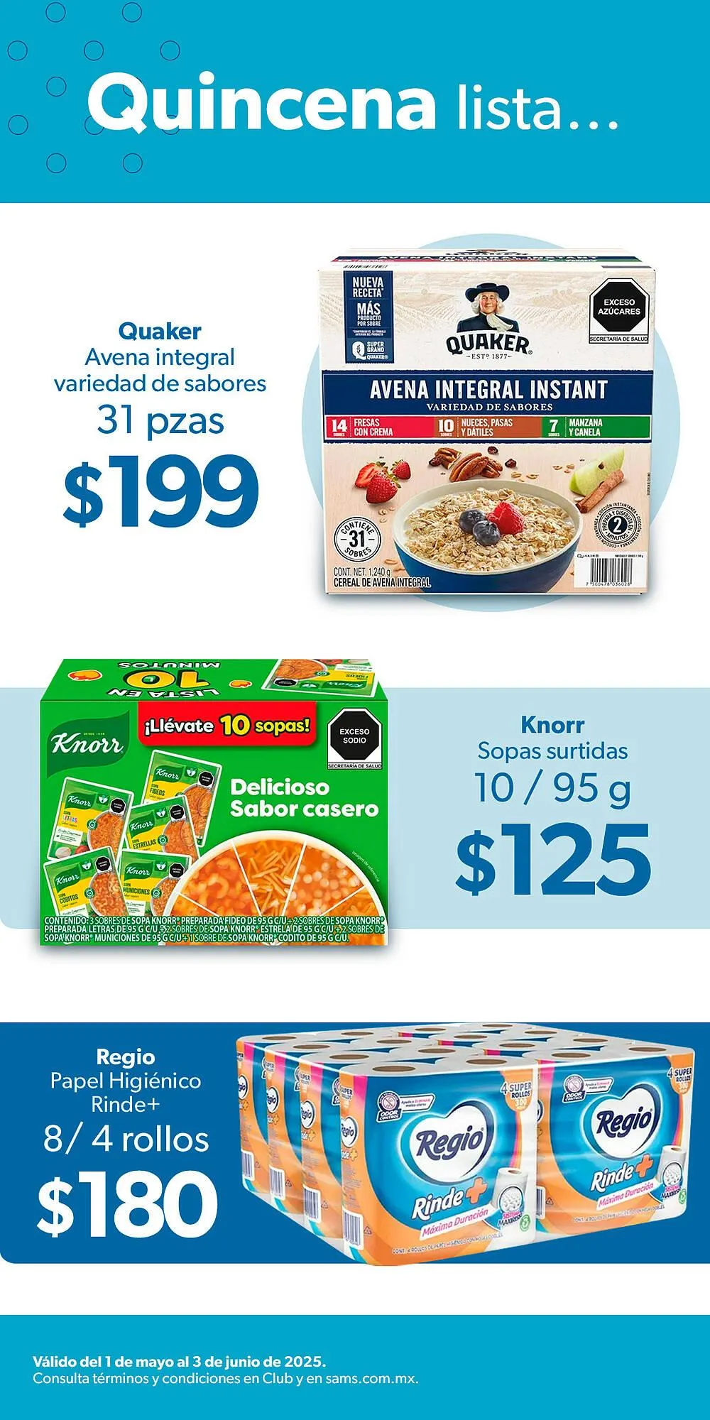 Catálogo de Catálogo Sam's Club 17 de mayo al 3 de junio 2025 - Pagina 1