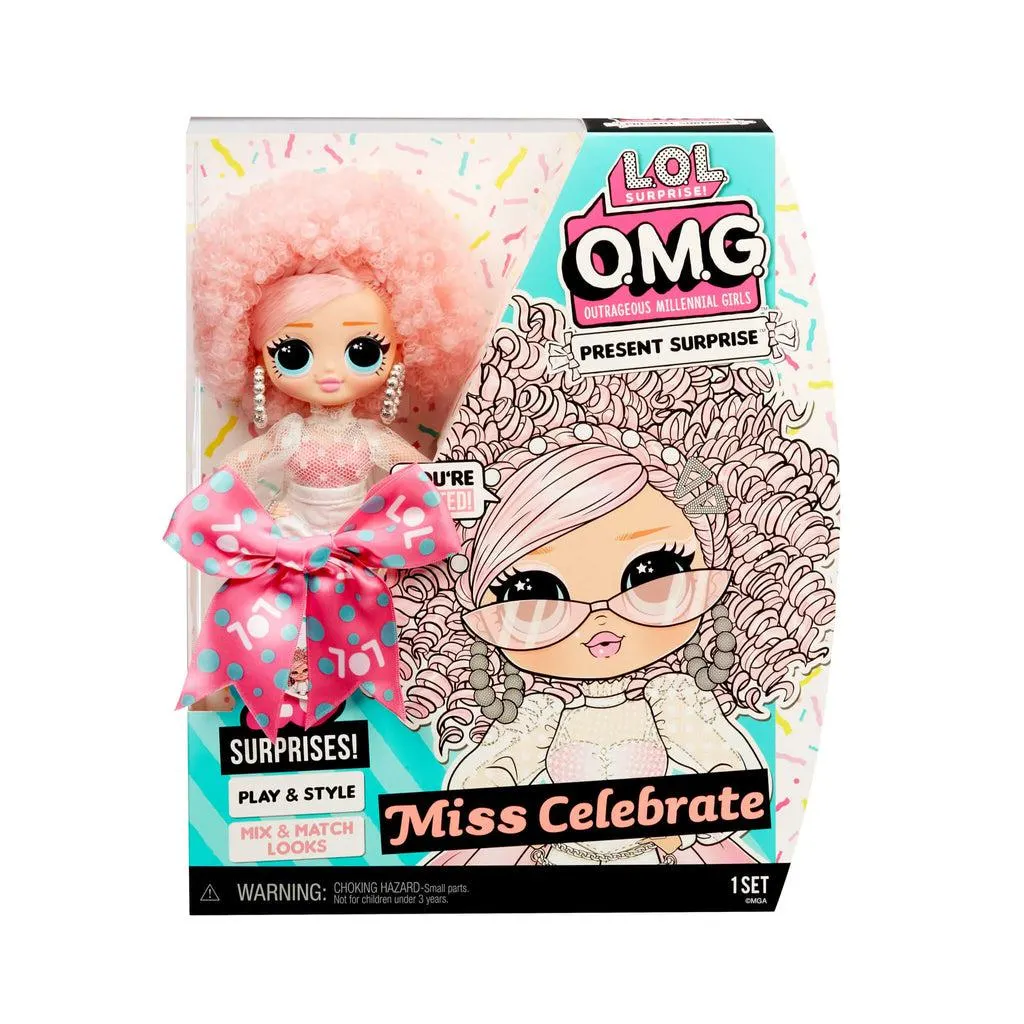 LOL Surprise OMG, Muñeca Fashion Miss Celebrate