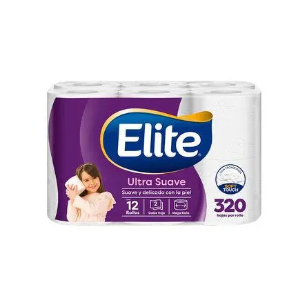 Papel Higiénico 320HD Elite Ultra Suave 12R