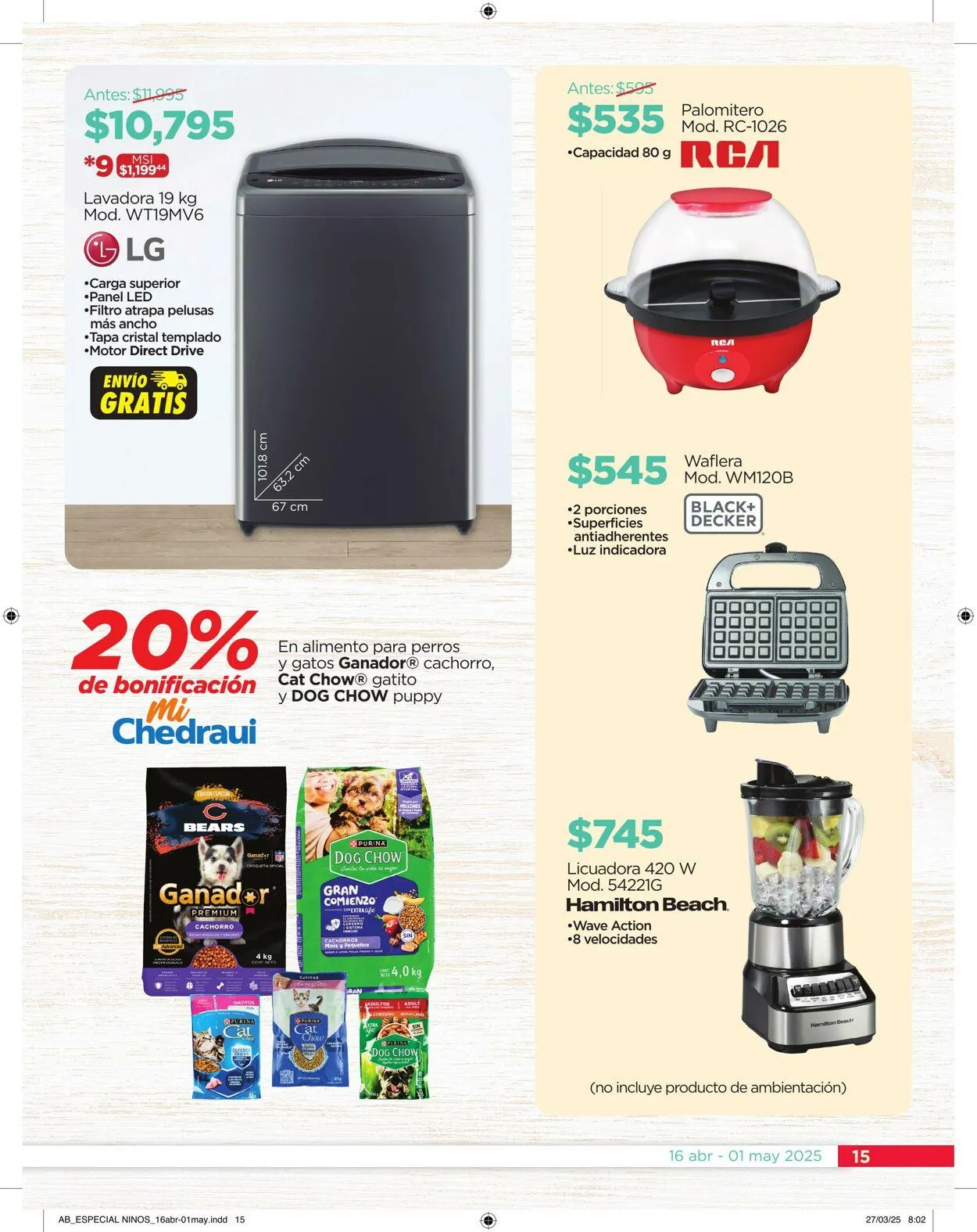 Catálogo de Chedraui Oferta actual 27 de agosto al 10 de septiembre 2025 - Pagina 15