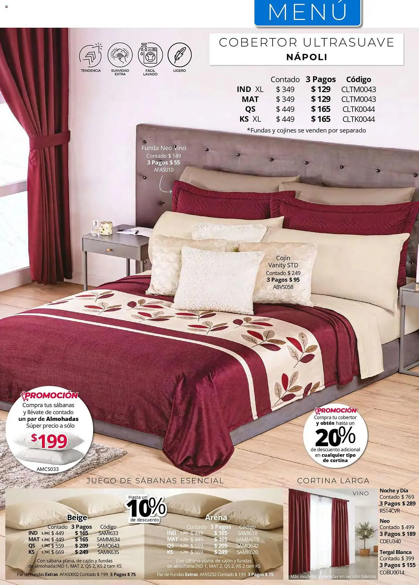 Catálogo de Catálogo Colchas Concord 1 de mayo al 1 de agosto 2026 - Pagina 243