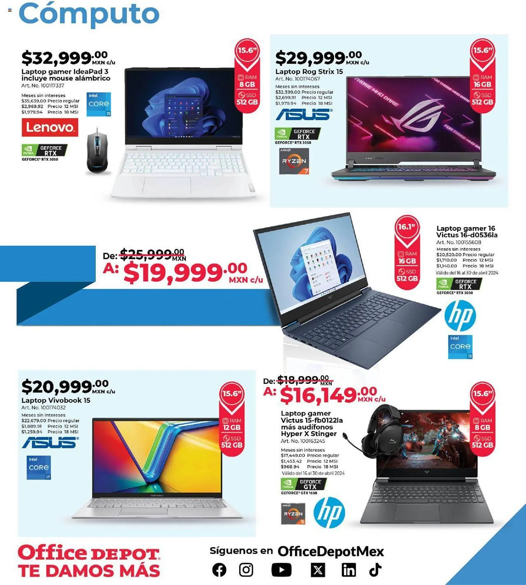 Catálogo de Catálogo Office Depot 1 de abril al 30 de abril 2024 - Pagina 2