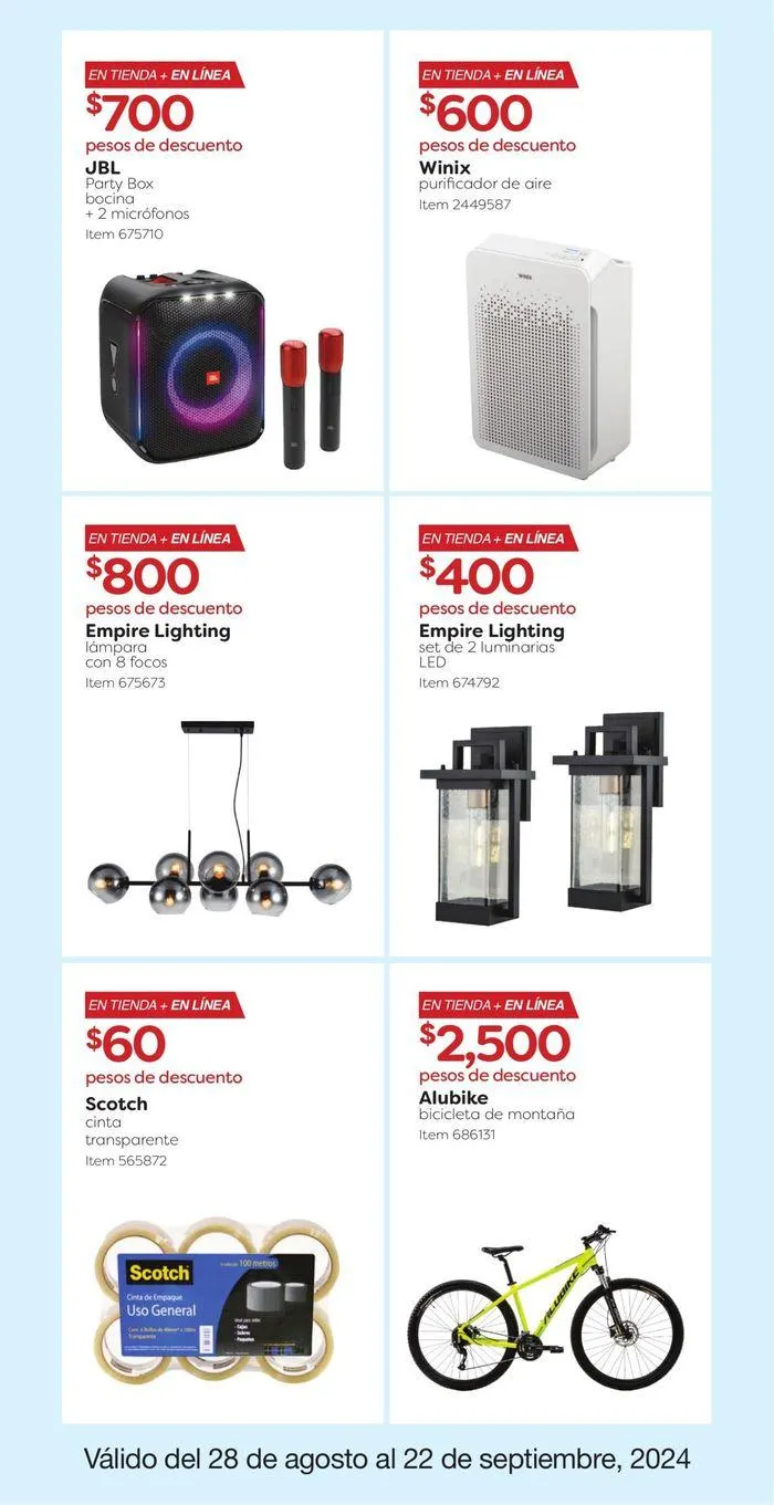 Catálogo de Cuponera Costco 29 de agosto al 22 de septiembre 2024 - Pagina 28