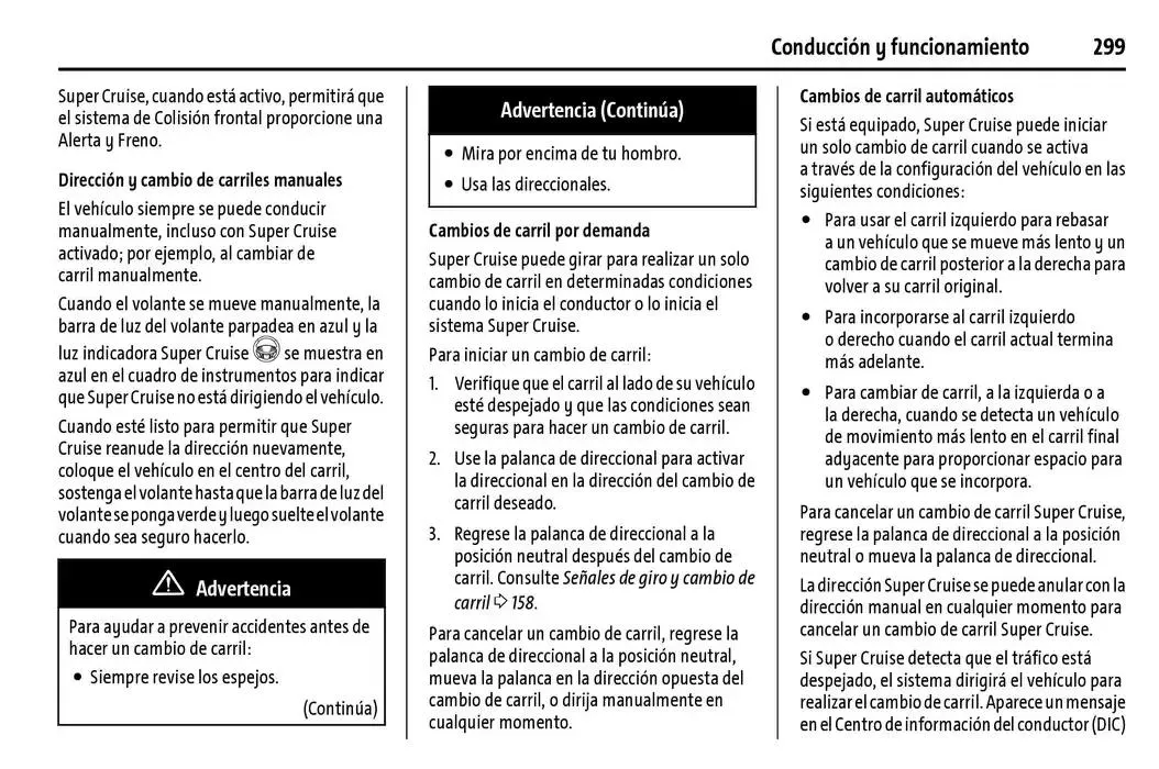 Catálogo de Cheyenne 2025 Manual del propietario 22 de enero al 31 de diciembre 2025 - Pagina 300