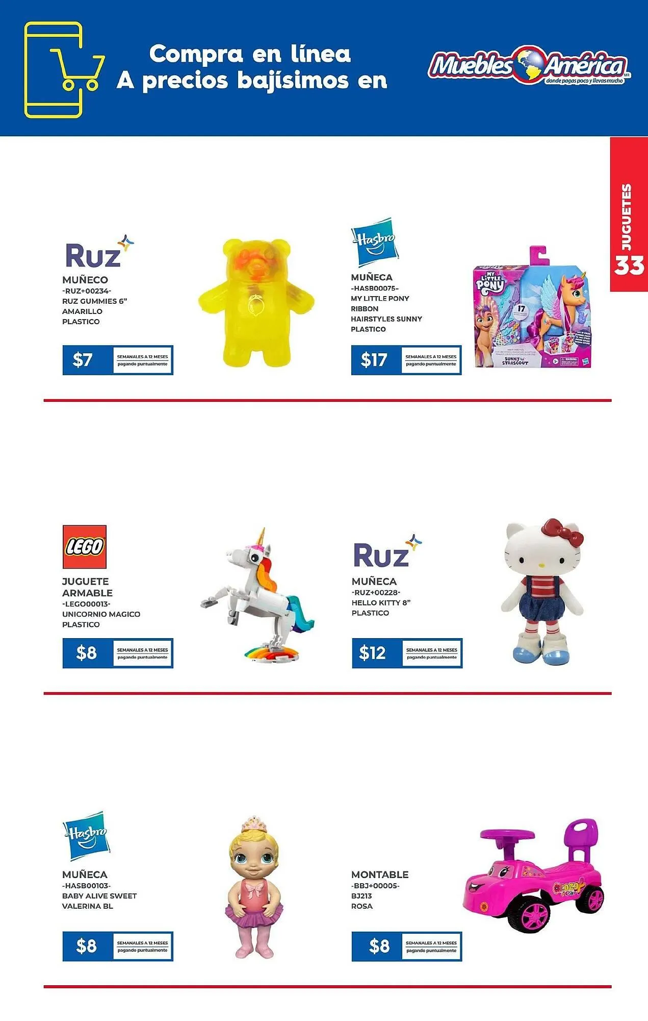 Catálogo de Catálogo Muebles América 21 de julio al 15 de agosto 2025 - Pagina 33